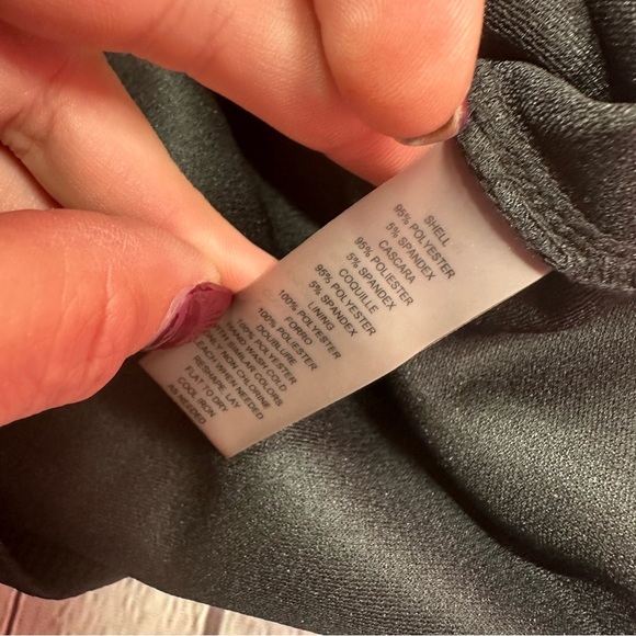 vince camuto black white sheath dress crochet lace collar/neckline detail sz 10 - Picture 9 of 11